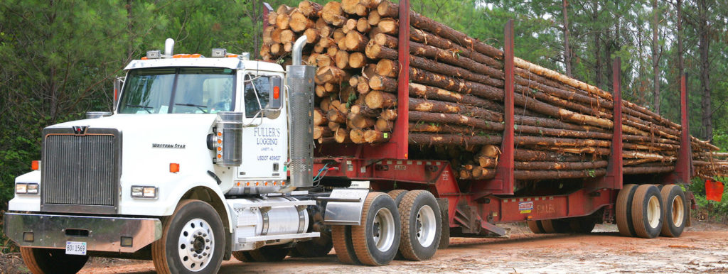 Land Investments - log trucks and other equipment are part of life and a landowner.